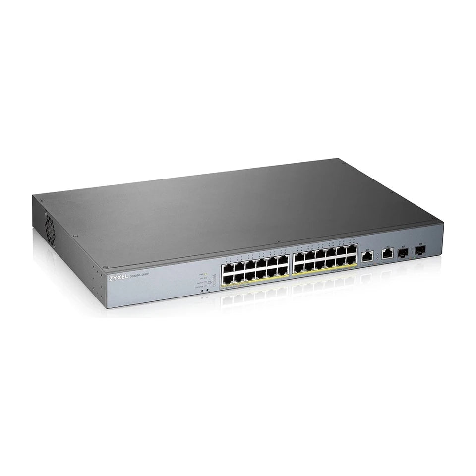 Switch di rete Zyxel GS1350-26HP-EU0101F Gestito L2 Gigabit Ethernet (10/100/1000) Power over Ethernet (PoE) Grigio