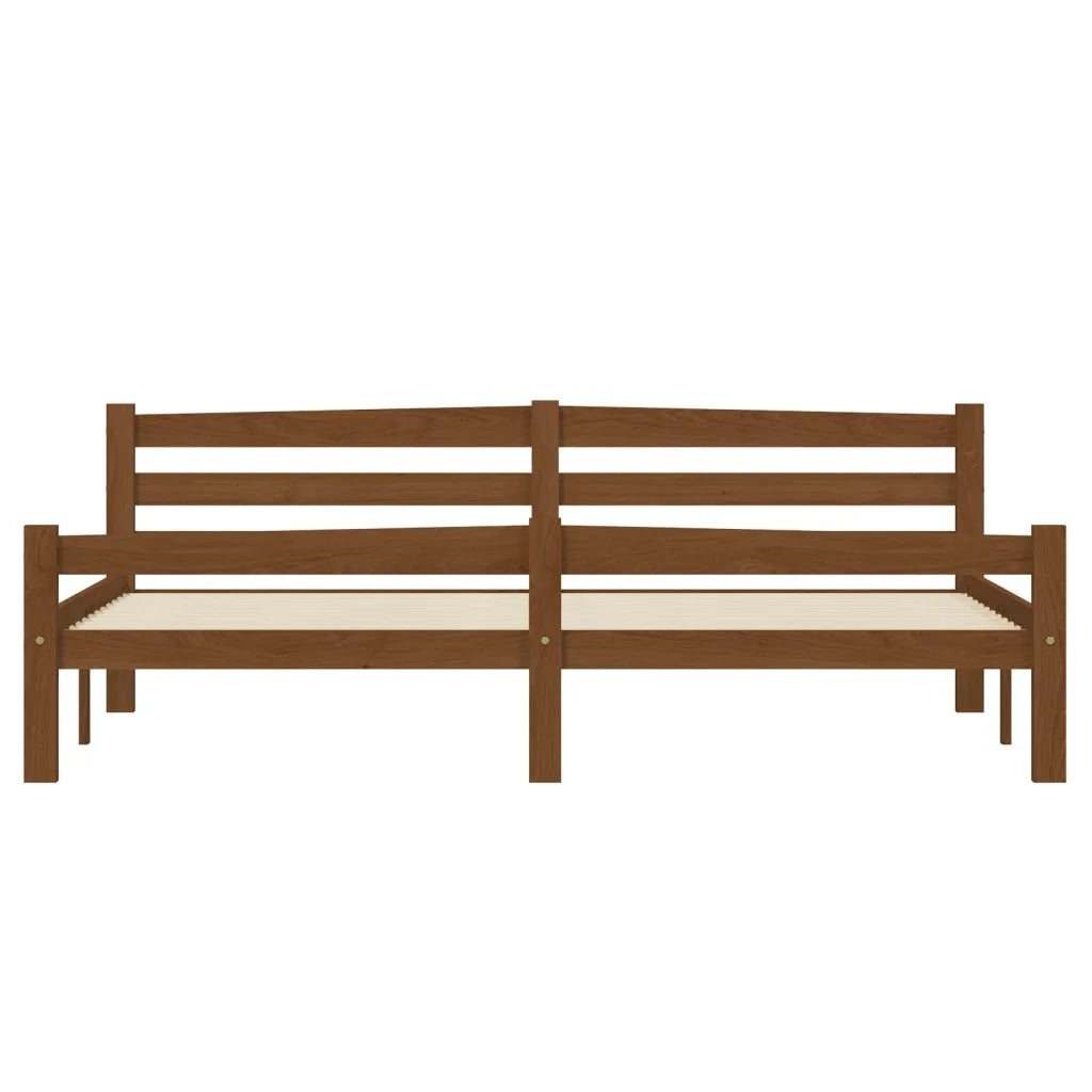 Giroletto senza Materasso Ambrato 180x200 cm in Legno di Pino