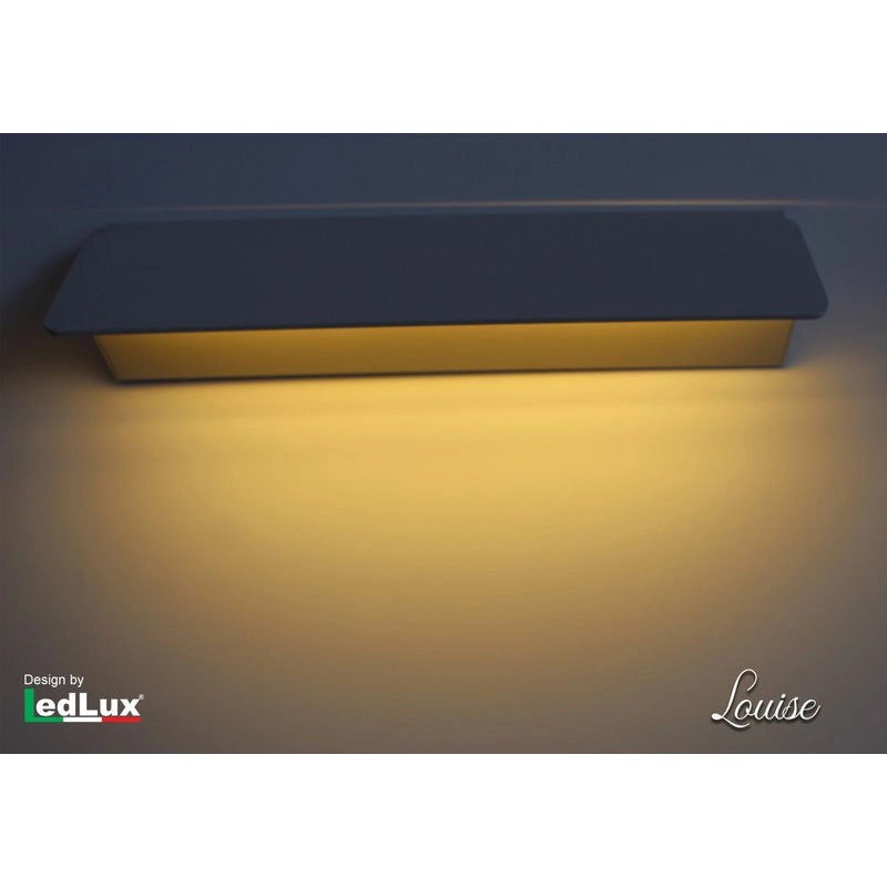 Applique Led Da Parete Modello Louise Italian Design Moderna 12W Orientabile Bianco Caldo