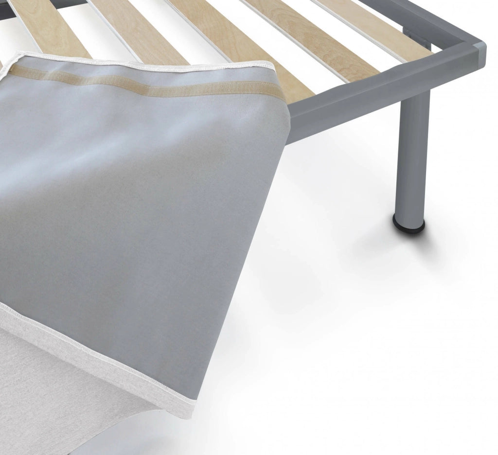 Ascra, Letto Singolo Materasso Incluso Made in Italy, Bianco