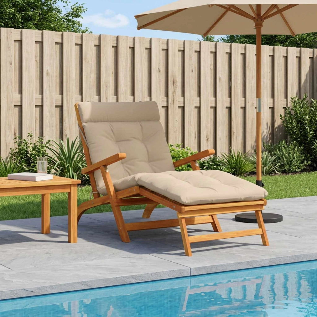 Cuscino per Lettino VIANEN 100% Poliestere Crema 953925