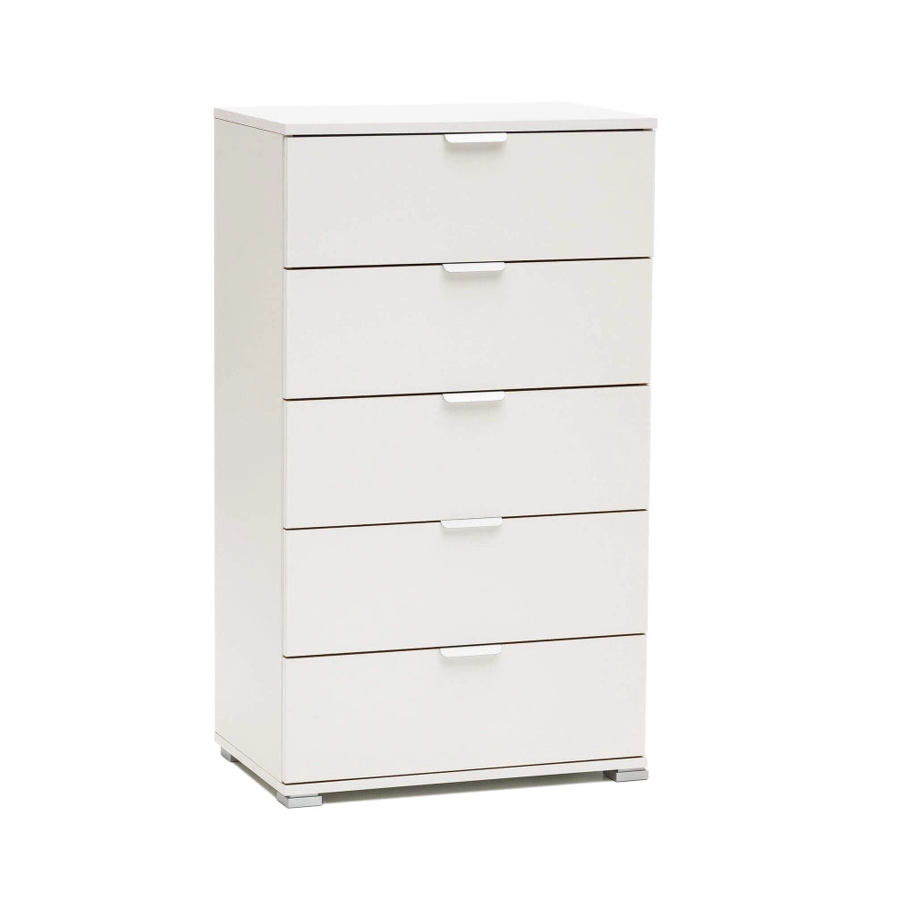 Cassettiera 5 cassetti in Legno Composito cm 60x38x103 - CLIFF
