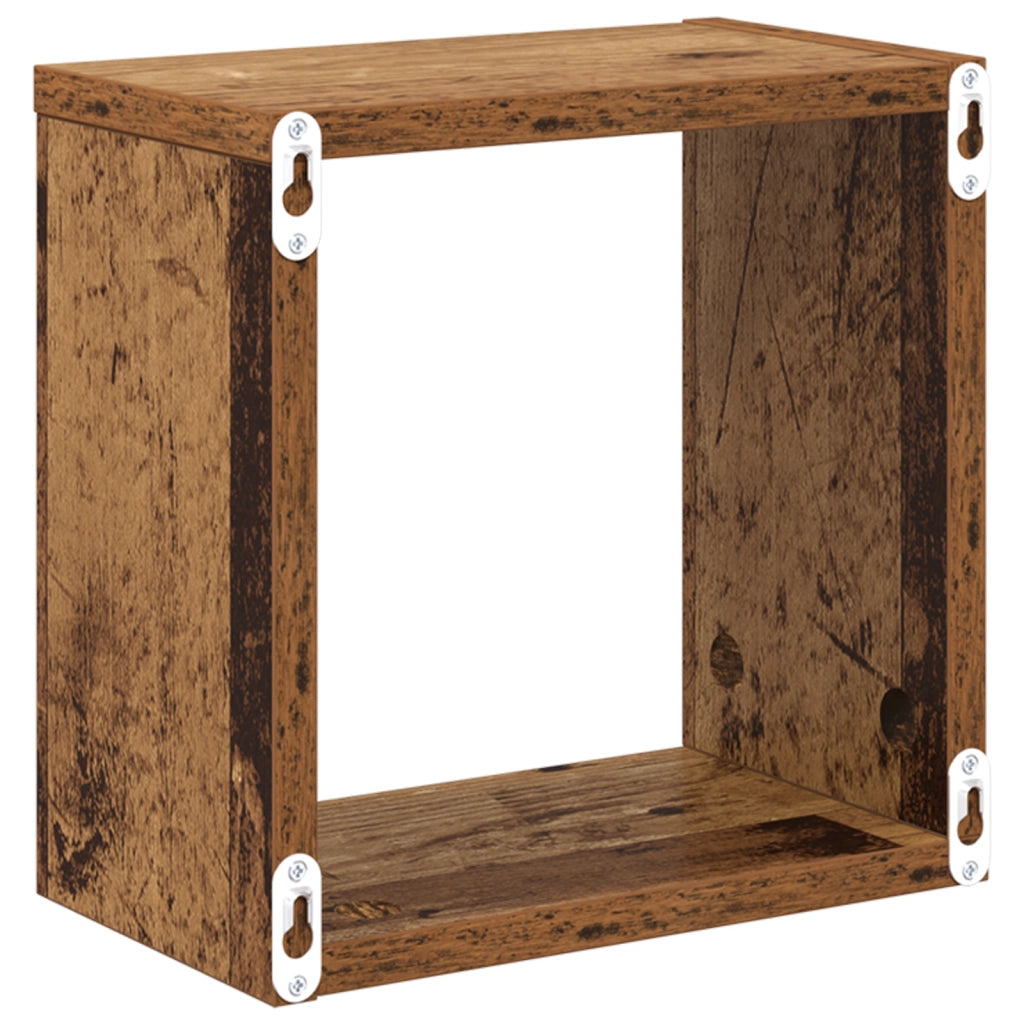 Mensole a Parete Legno Vecchio Legno Massello di Recupero