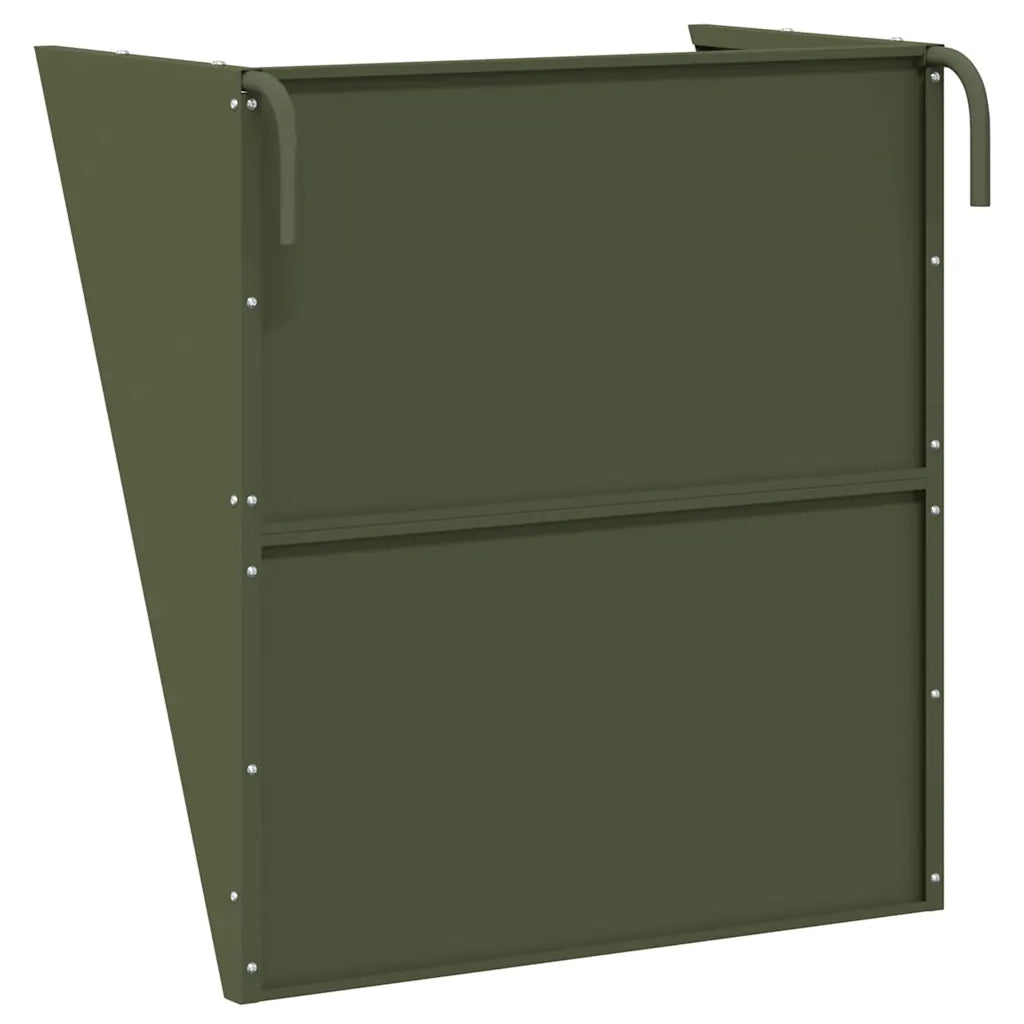 Mangiatore Appeso per Fieno Verde oliva 61 x 33 x 66 cm CFW2644686