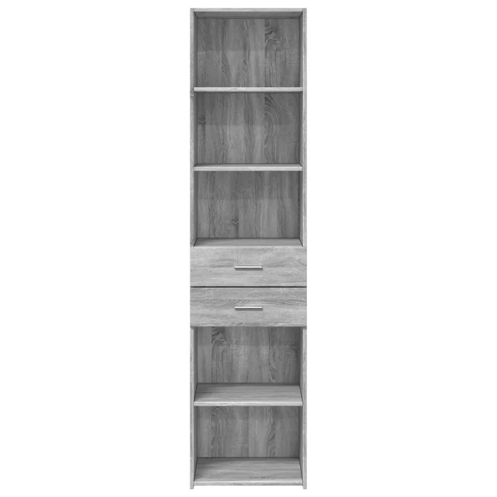 Credenza Grigio Sonoma 45x42,5x185 cm in Legno Multistrato 3281453