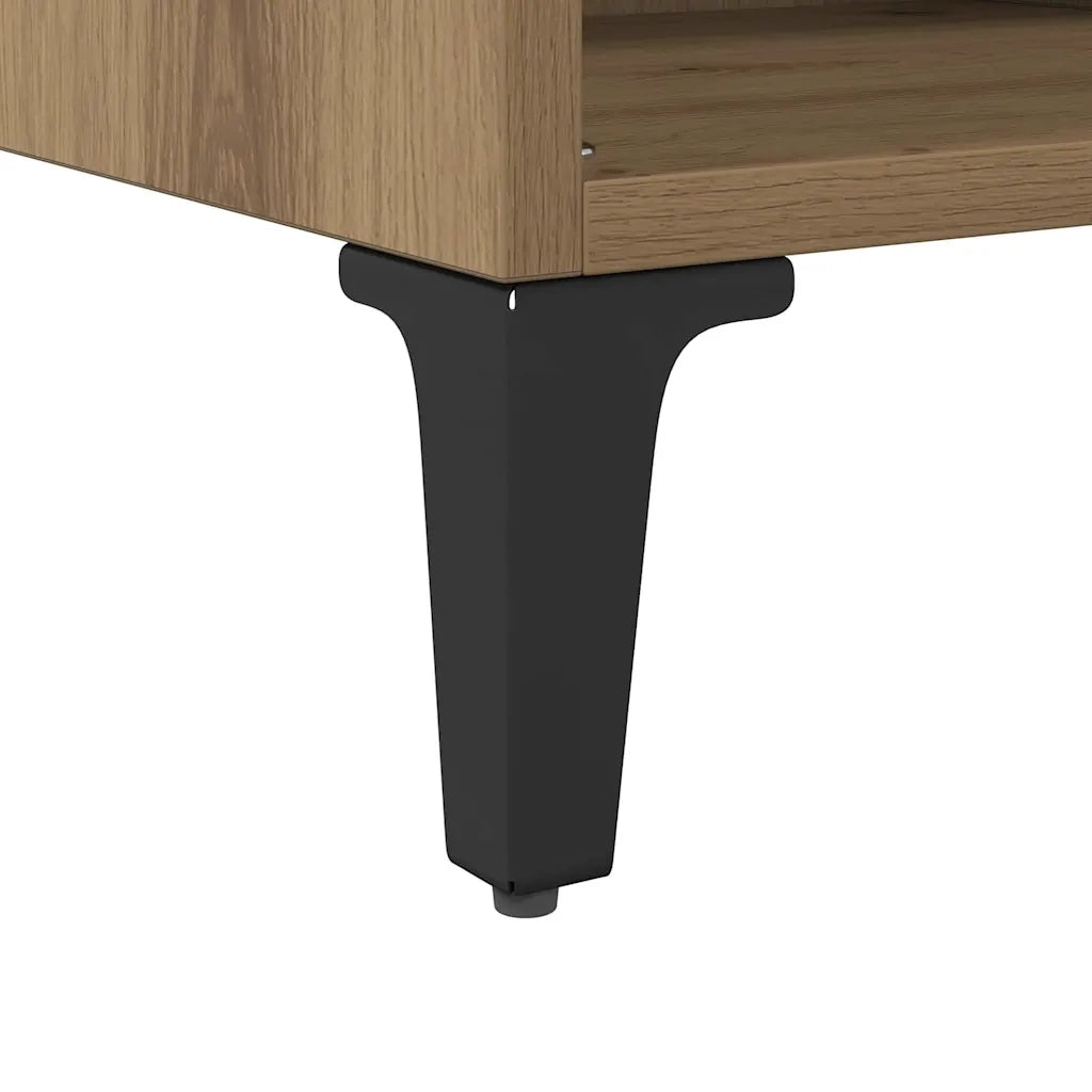 vidaXL Mobile TV Marrone 69.5 x 30 x 50 cm Legno multistrato