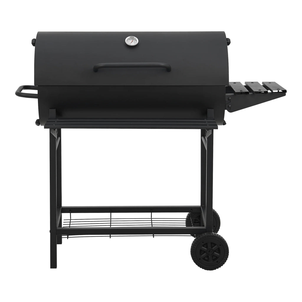 Carrello barbecue a carbonella 95 x 108 x 61 cm nero 03_0009211