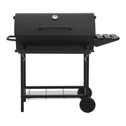 Carrello barbecue a carbonella 95 x 108 x 61 cm nero 03_0009211
