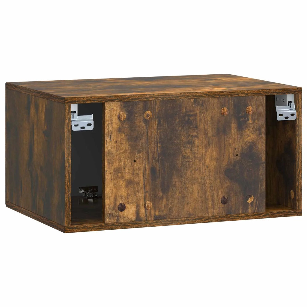Mobile Porta TV da Muro Rovere Fumo 59,5 x 41 x 30 cm