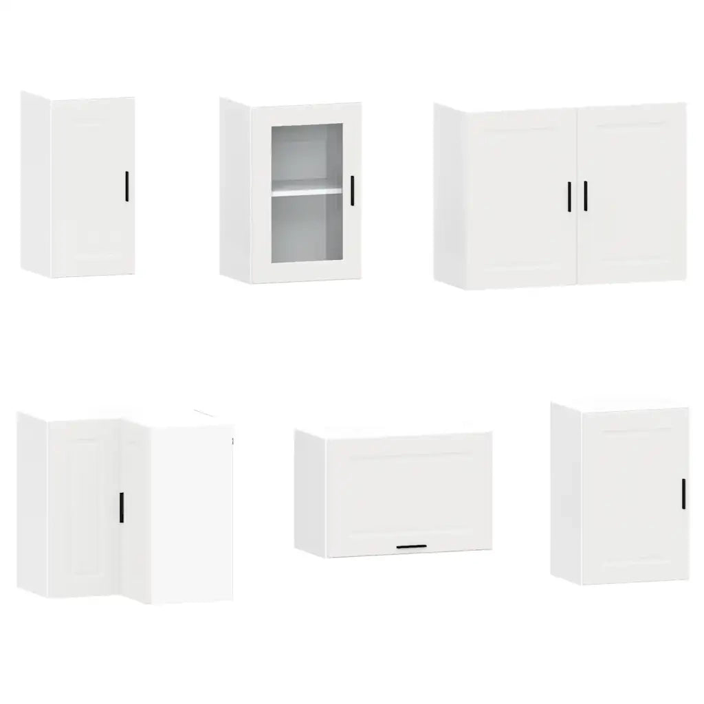 Set Mobili da Cucina 11 pz Porto Bianchi Legno Multistrato 3314961