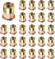 100 pezzi di viti a rondella a testa piatta in acciaio carbonio M6 - con filo interno - viti blindate - a misura - a dente di sega - piastre - tubi.
