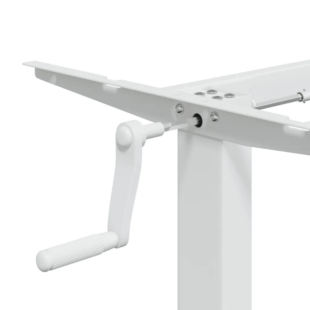 Telaio Scrivania in Piedi Bianco (94-135)x60x(70-114)cm Acciaio CFW4298686
