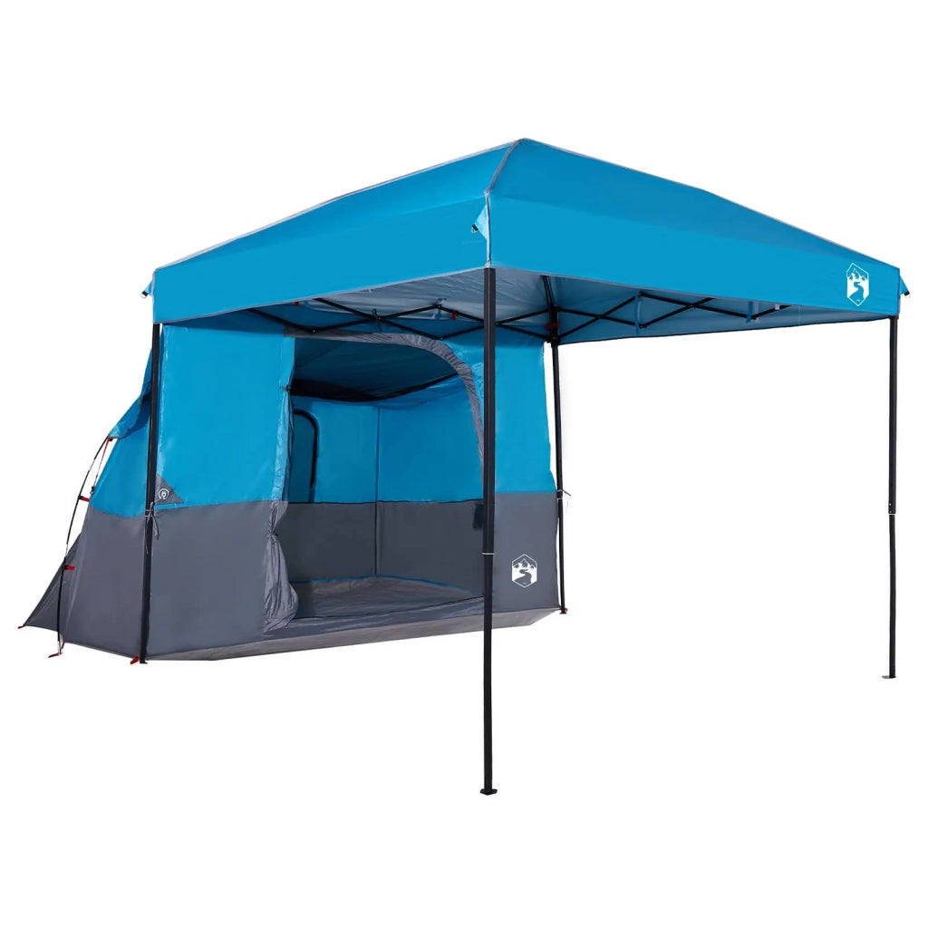 Set di Tende da Campeggio con tetto 2 pcs Blu Taffeta e Tessuto 3337169