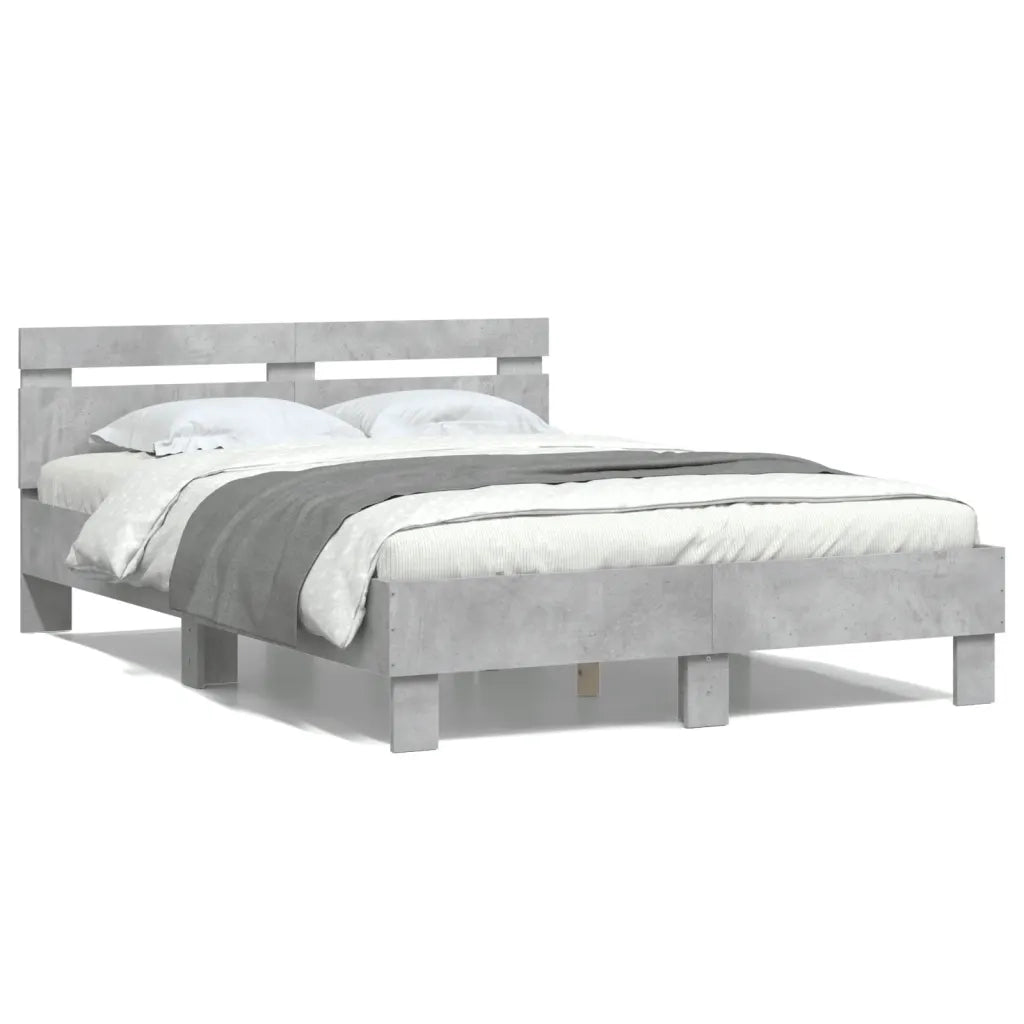Giroletto Testiera Grigio Cemento 120x190 cm Legno Multistratocod mxl 134032