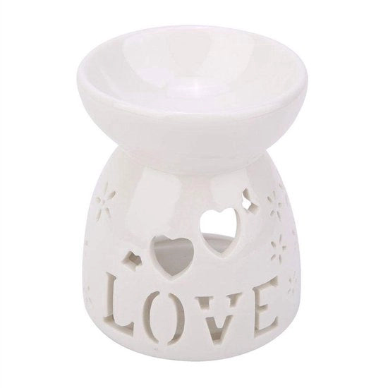 Brander Decorativo Portatile per Aromaterapia con Lampada a Olio per Ceramica - 9cm/3,5 pollici