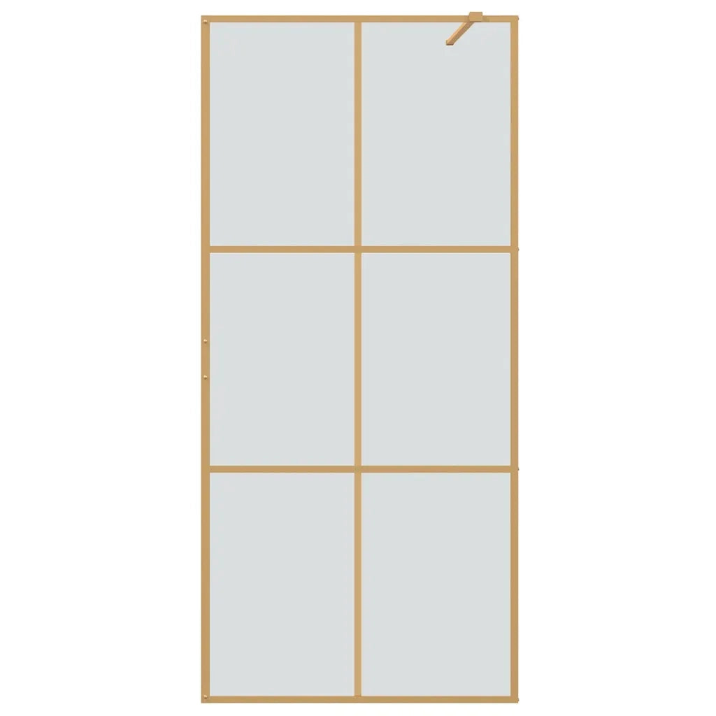 Parete Doccia Walk-in Oro 90 x 195 cm vetro temperato