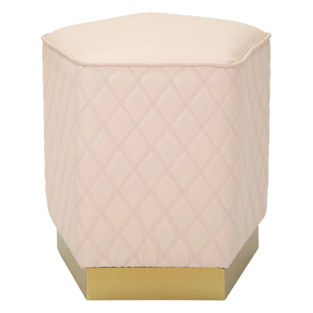 Pouf VKH353, Rosa, Legno, 38x38x38 cm