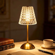 Lampada da Tavolo Ricaricabile - Lampada da Tavolo - Senza Fili - Senza Fili e Regolabile - Lampada LED Camera da Letto Sala da Pranzo - 29.5cm