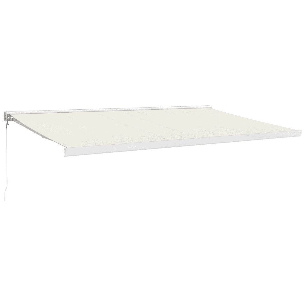 Tendada Sole Retrattile Crema 5x3 m in Tessuto e Alluminiocod mxl 93609
