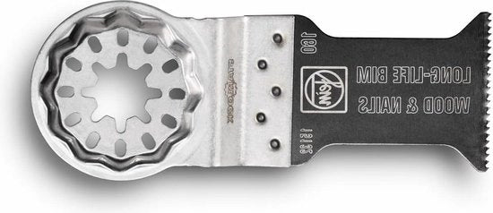 Tegola zaagblad long-life - 3 stelle - larghezza 35 mm - lunghezza 50 mm - inserimento Starlock - bimetallo - serraggio hout