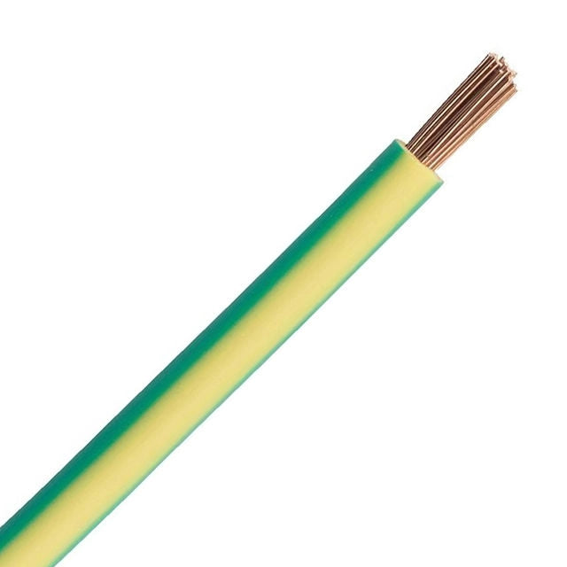 CAVO UNIPOLARE 'GIALLO VERDE' Sezione 1 x 4 - 100 metrilineari