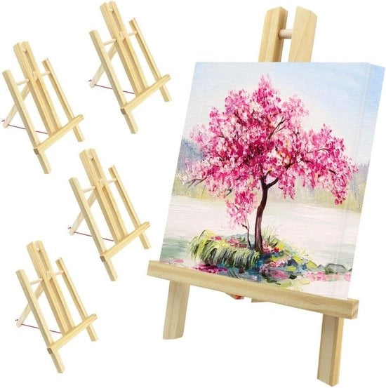 Tavolo da disegno - 30 cm - tavolo da arte - piccolo tavolo - cavalletto da artista - natura - verticale - disegno - pittura - posizionamento foto