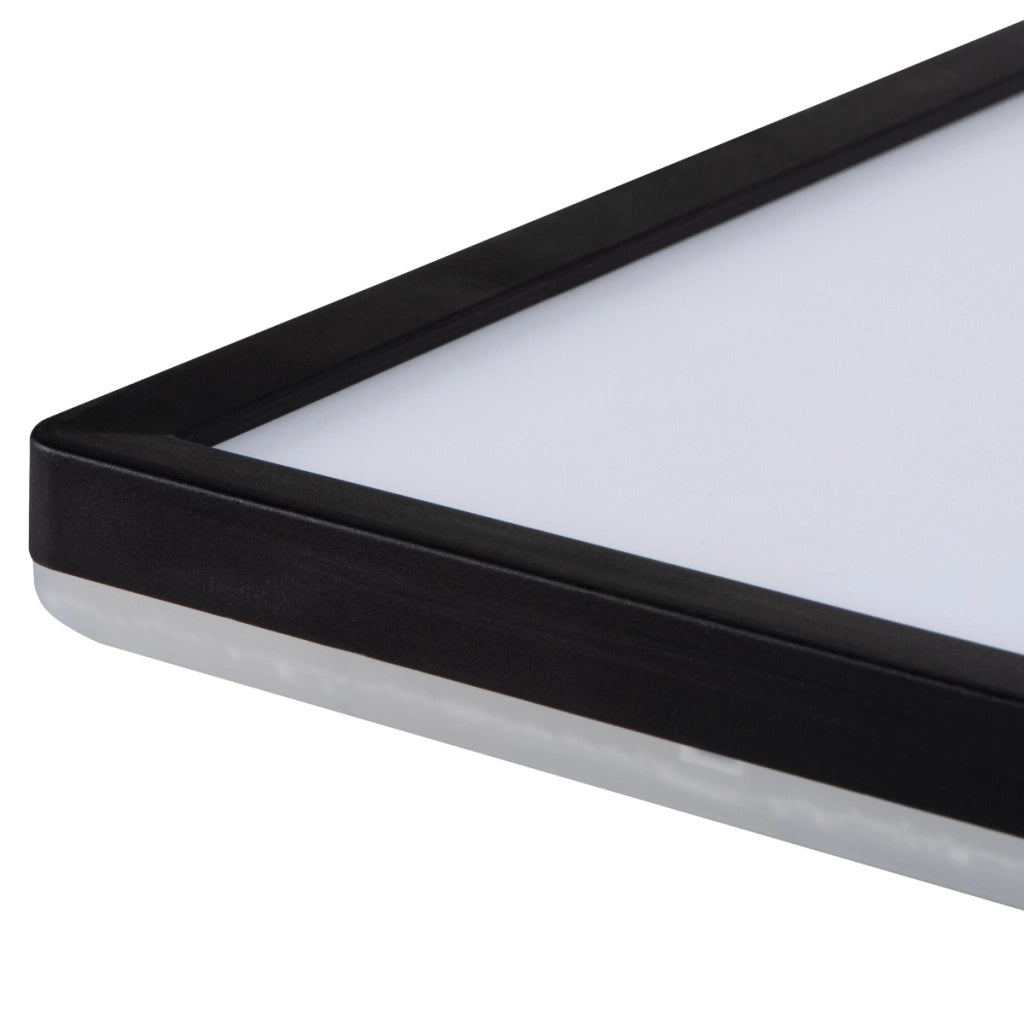 Plafoniera LED 12,3W quadrata 22,5cm nera IP54 3CCT