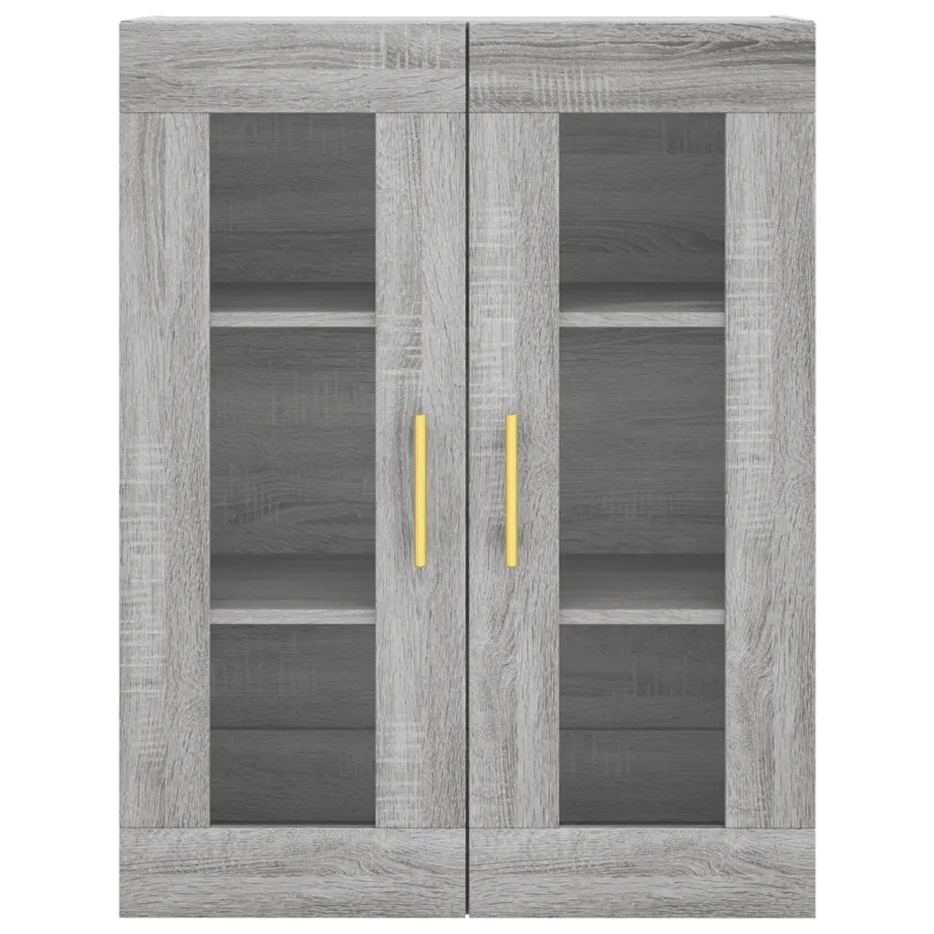 Armadietti a Parete 2 pz Grigio Sonoma in Legno Multistrato CFW3759935