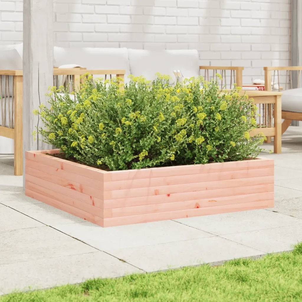 Fioriera da Giardino 90x90x23 cm in Legno Massello di Douglas 847206