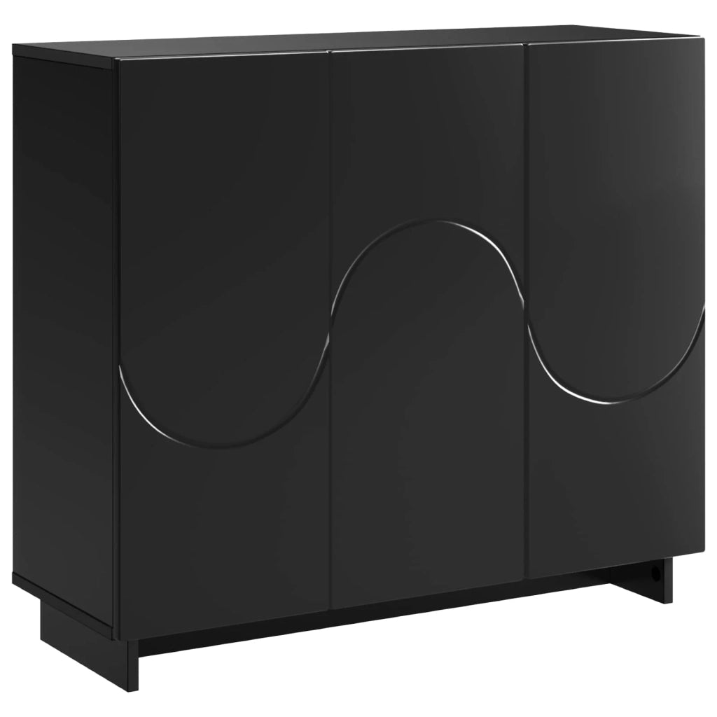 Credenza Nero 85,5 x 31 x 75 cm Legno ingegnerizzato 8011541