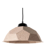 Egg Lampada a Sospensione in Cartone Riciclato Tortora, Attacco E27 Max 40W, Design Eco-Friendly con Cavo Regolabile - Prodotto Iconico
