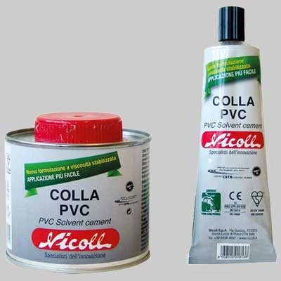 COLLA PER PVC 'NICOLL'  Tubetto 125 ml     NICOLL