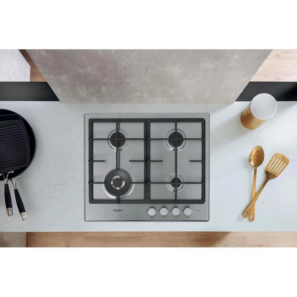 Whirlpool Piano cottura a gas - GMR 6422/IXL