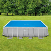 INTEX Copertura Solare per Piscina Blu 378x186 cm in Polietilene 3202957