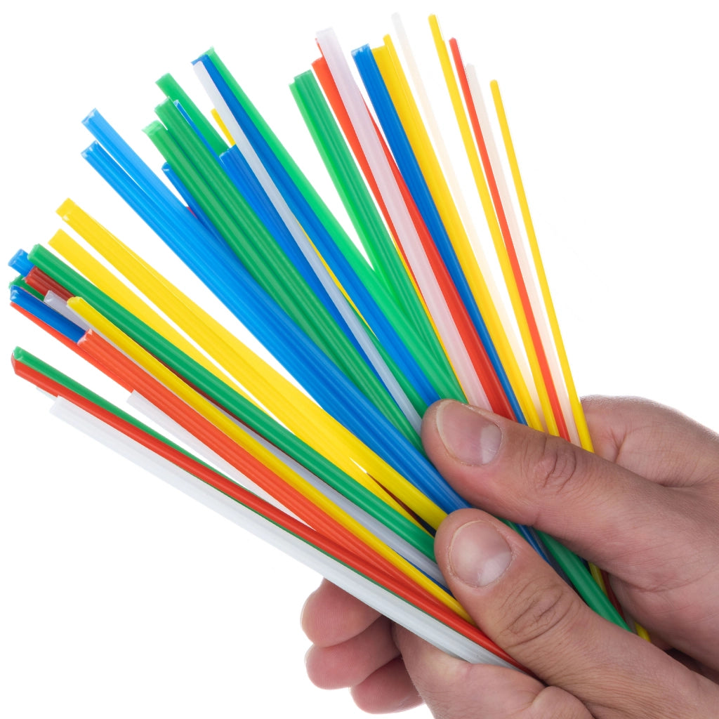 Kit Mini Color Rosfix – Set Completo di Fili per Saldatura Plastica | 4x PP e PVC | Dimensioni 0,5x200 mm, 50 Pezzi