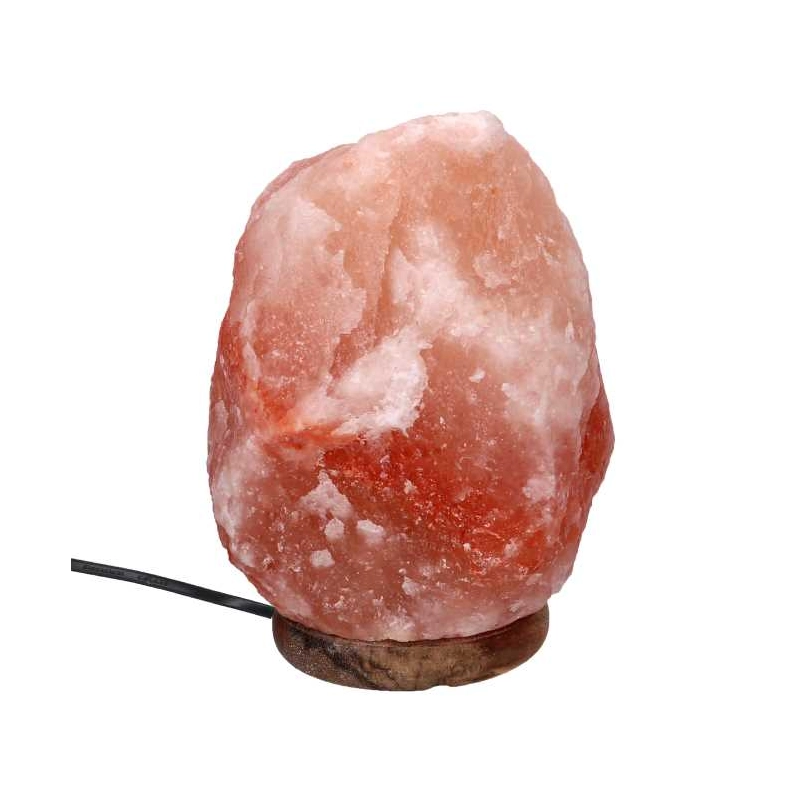 Lampada sale base legno 4-6kg con attacco cmø18h20