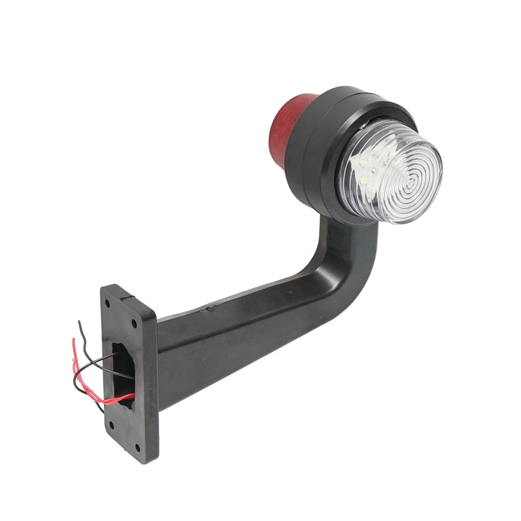Set di luci di posizione laterali a LED con braccio 12-24V, rosso-bianco FR0157 Breckner Germany