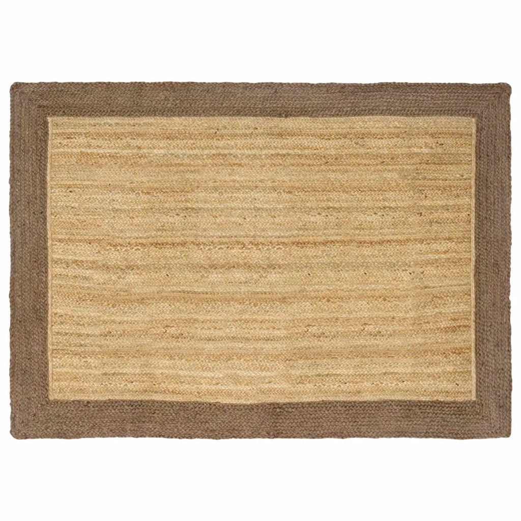 Tappeti per area Naturale e Grigio 140 x 200 cm Juta 42010671