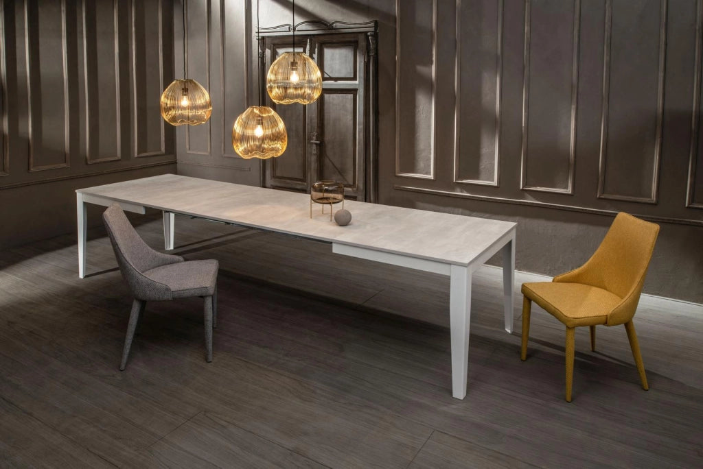 Tavolo Allungabile 156/316x90x76 cm in Melaminico Big Bianco