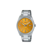 Orologio casio mtp 1302pd 9avef timeless orange e silver