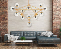 Lampada Pensile Da Soffitto Oro APP267-15C