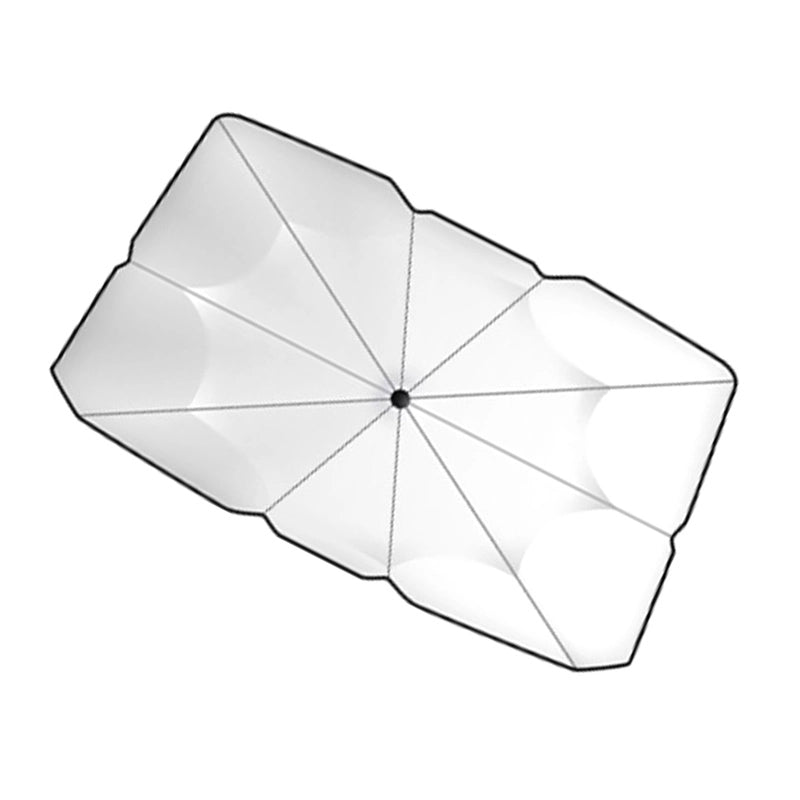 Ombrello Parasole Auto per Parabrezza Taglia Grande 140X79 cm