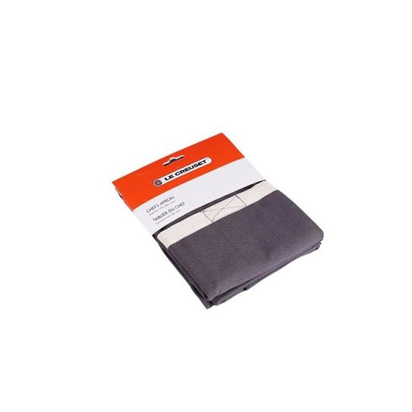 Le creuset chefs apron 89x79cm classic pearl grey (95000700444000) - 159047