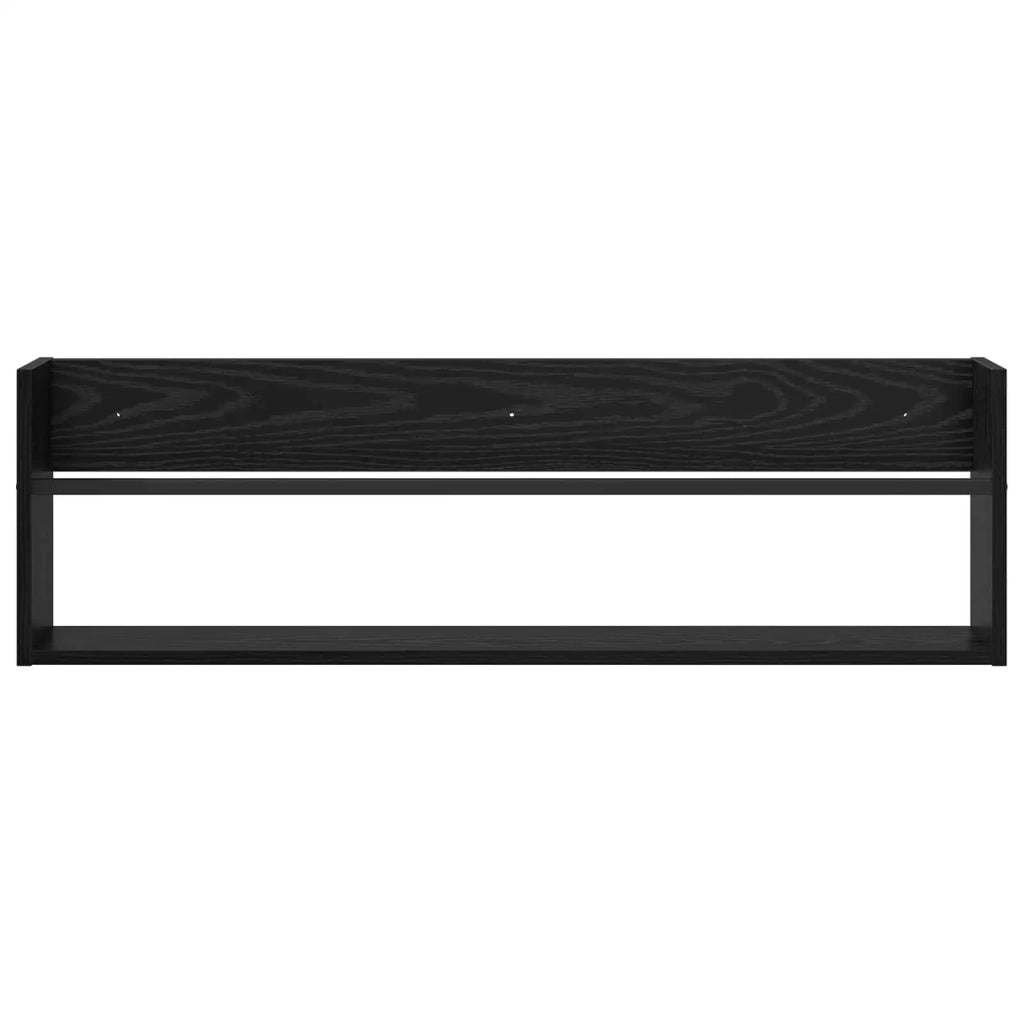 Scaffale per riviste Rovere Nero 100 x 12 x 30 cm CFW1213335