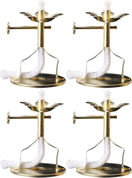 Lampada a olio con supporto a candela, contenitore per cera, lampada a olio flottante, supporto per ghee, supporto per candela, bruciatore a disco per olio, accessori per altare buddista