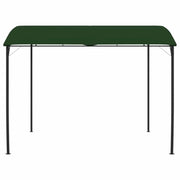 Gazebo | Pergolato 3 x 3 x 2,55 m Verde Tessuto e Alluminio 180 gsm