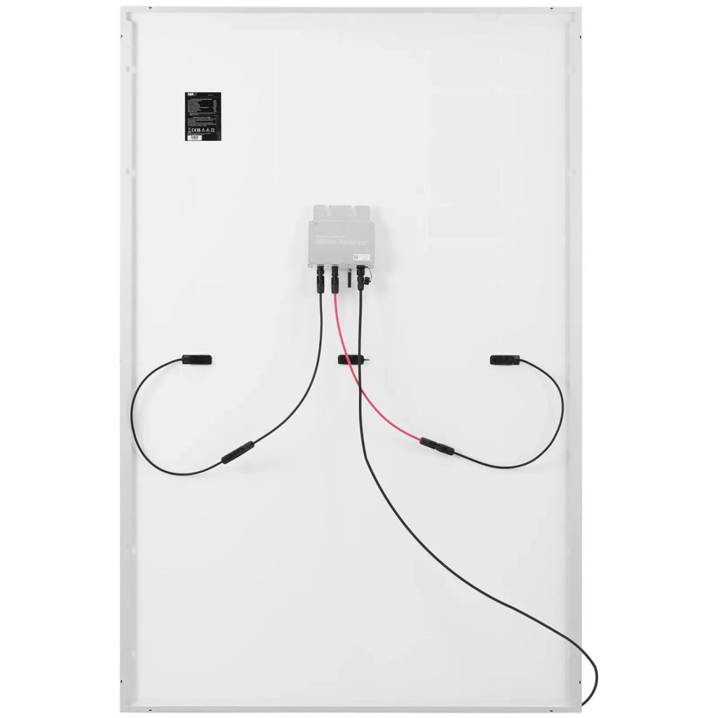 Pannello solare monocristallino da 350 Watt per balcone kit completo pronto per l'installazione lega di alluminio e vetro 14_0009459