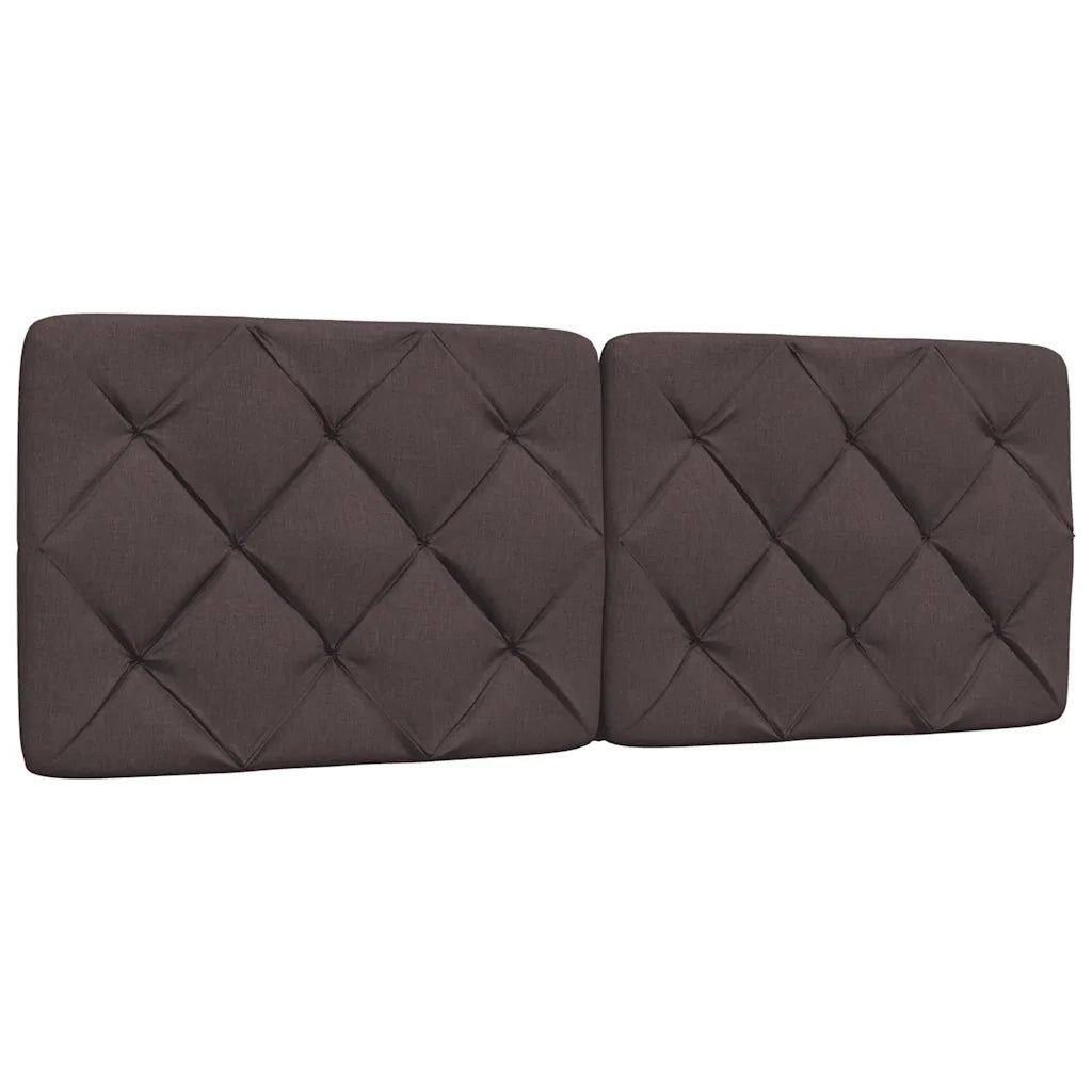 Giroletto senza Materasso Marrone Scuro 120x200 cm Tessuto