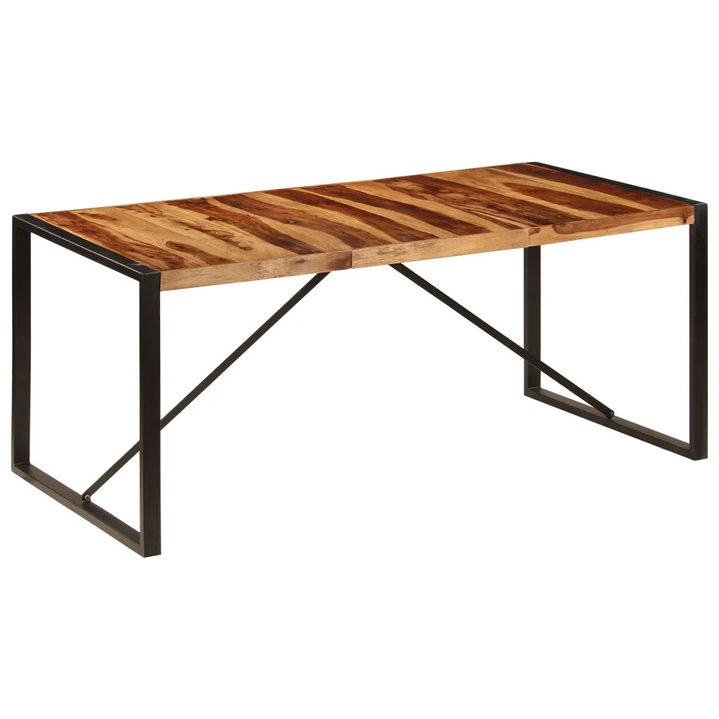 Tavolo da Pranzo 180x90x75cm in Legno Massello di Sheesham cod mxl 25902
