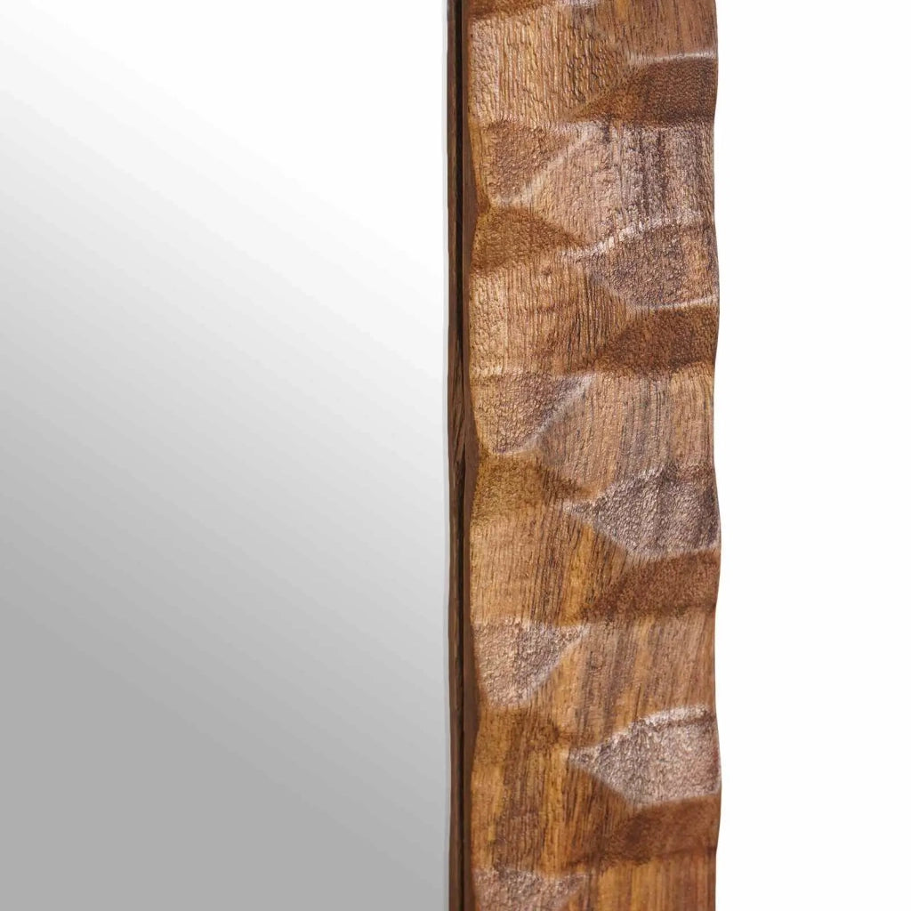 Specchio da bagno Finitura Marrone Acacia 50 x 70 x 2,5 cm 4017931